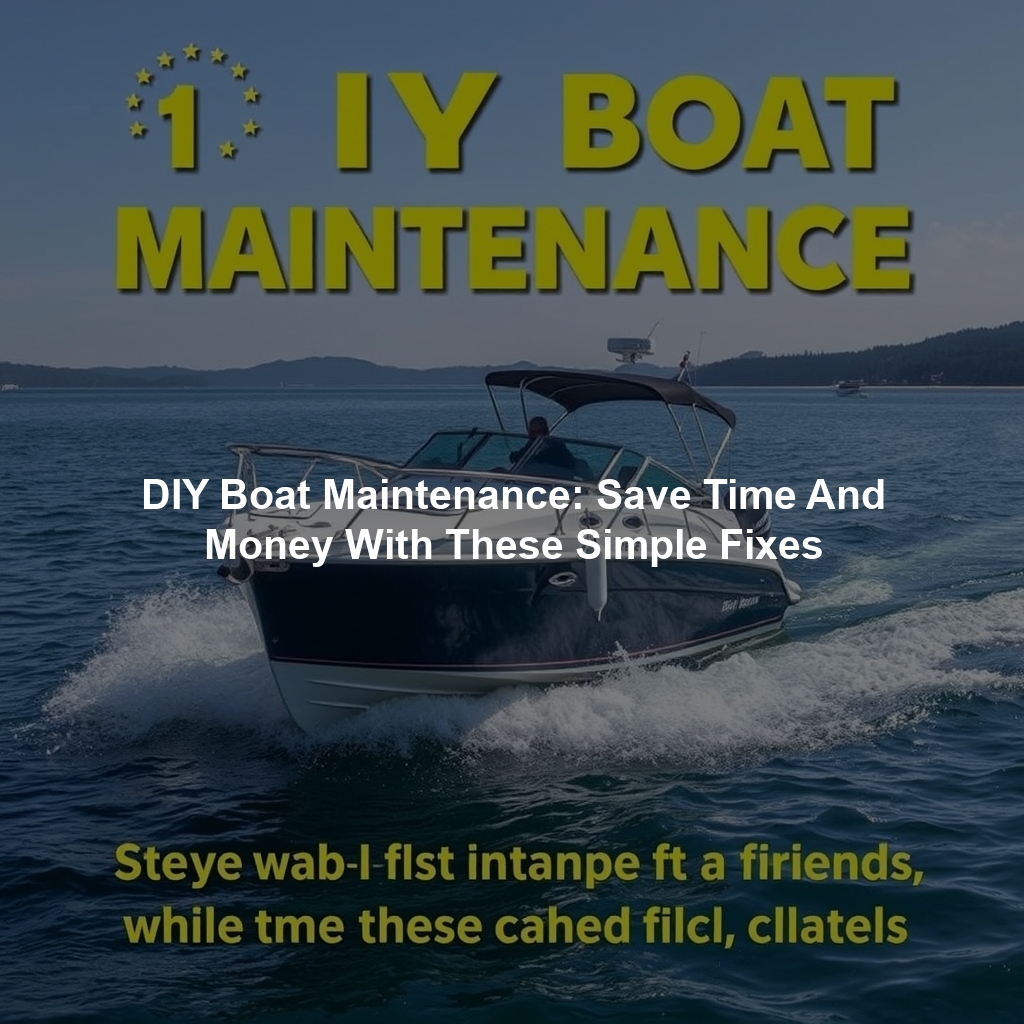 DIY Boat Maintenance: Save Time and Money with These Simple Fixes